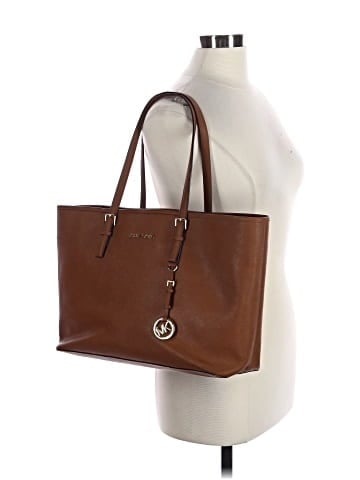 MICHAEL Michael Kors Leather Tote (view 2)