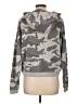 Dance & Marvel 100% Cotton Camo Gray Pullover Hoodie Size L - photo 2