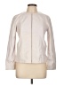 T by Alexander Wang 100% Leather Metallic Ivory Leather Jacket Size L - photo 1