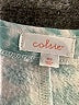 colsie Paisley Teal Romper Size XS - photo 4