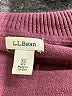 L.L.Bean Chevron-herringbone Burgundy Turtleneck Sweater Size XS - photo 7