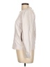 T by Alexander Wang 100% Leather Metallic Ivory Leather Jacket Size L - photo 5