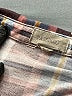 Passport Plaid Brown Burgundy Long Sleeve Button-Down Shirt Size XL - photo 7