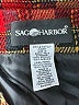Sag Harbor 100% Acrylic Plaid Red Jacket Size 10 - photo 6