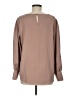 Adrianna Papell 100% Polyester Tan Long Sleeve Blouse Size M - photo 2