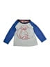 Tea 100% Cotton Gray 3/4 Sleeve T-Shirt Size 6-12 mo - photo 1
