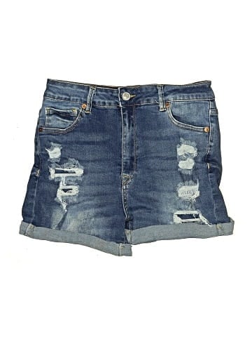 Wax Jean Denim Shorts (view 1)