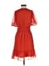 Express 100% Polyester Orange Cocktail Dress Size XS - photo 2