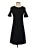 J.Crew Solid Black Casual Dress Size 2 - photo 1