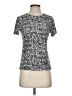 Halogen Animal Print Silver Short Sleeve T-Shirt Size S - photo 1