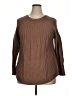 Molly & Isadora Brown Pullover Sweater Size 2X Plus - photo 1