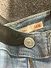 Levi's Chevron-herringbone Blue Jeans Size 14 - photo 4