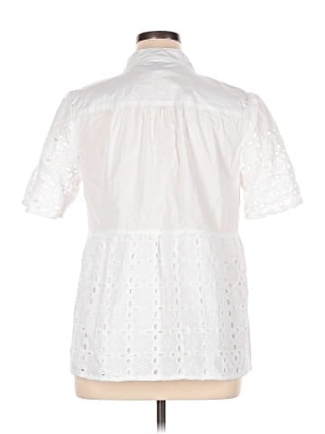 H By Halston Short Sleeve Blouse (view 2)