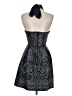 B. Darlin Paisley Black Cocktail Dress Size 1 - 2 - photo 2
