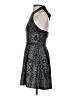 B. Darlin Paisley Black Cocktail Dress Size 1 - 2 - photo 5