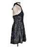 B. Darlin Paisley Black Cocktail Dress Size 1 - 2 - photo 4
