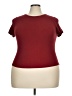 SKIMS Burgundy Short Sleeve Turtleneck Size 4X - photo 1
