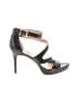 BCBGeneration 100% Leather Black Gray Sandals Size 9 1/2 - photo 1
