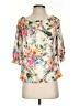 Drew 100% Polyester Ivory 3/4 Sleeve Blouse Size S - photo 1