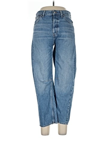 Madewell The Darted Barrel-Leg Jean in Dobbins Wash (view 1)