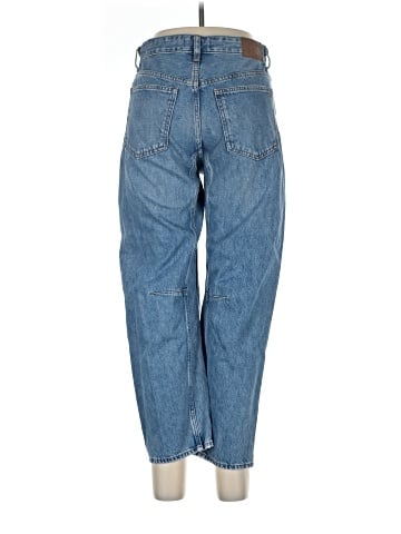 Madewell The Darted Barrel-Leg Jean in Dobbins Wash (view 2)