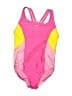 Speedo Color Block Pink Leotard Size M (kids) - photo 1