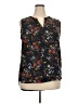 Papermoon 100% Polyester Black Sleeveless Blouse Size 2X - photo 1