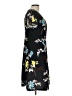 Apt. 9 Print Black Casual Dress Size L - photo 4