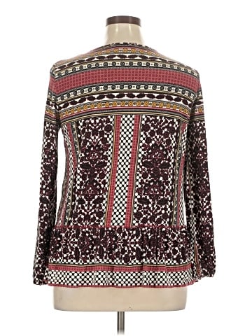 Rose + Olive Long Sleeve Blouse (view 2)