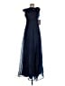 JS Collections 100% Polyester Blue Cocktail Dress Size 2 - photo 1