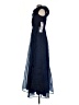 JS Collections 100% Polyester Blue Cocktail Dress Size 2 - photo 5