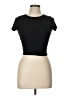 Bozzolo Black Short Sleeve Turtleneck Size L - photo 1