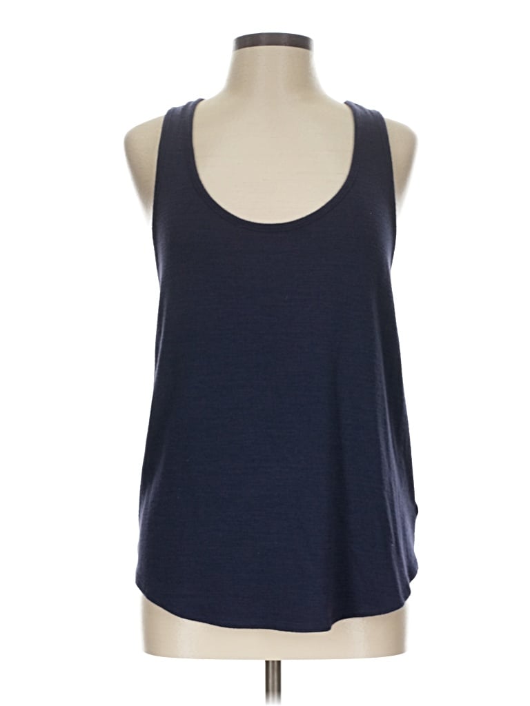 Pre-owned Gap Tank Top Blue Halter Neckline Tops