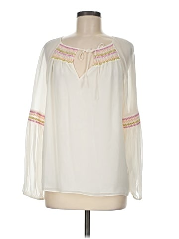 Diane von Furstenberg Long Sleeve Blouse (view 1)
