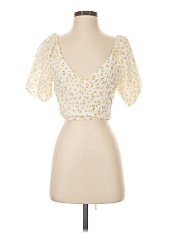 Lulus Short Sleeve Blouse (view 1)