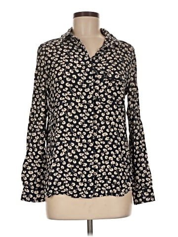 Ganni Long Sleeve Blouse (view 1)
