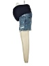 Pink Blush Blue Denim Shorts Size M - photo 5