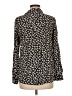 Ganni 100% Viscose Floral Black Long Sleeve Blouse Size EU 36 / US 6 - photo 2