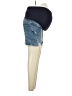 Pink Blush Blue Denim Shorts Size M - photo 4