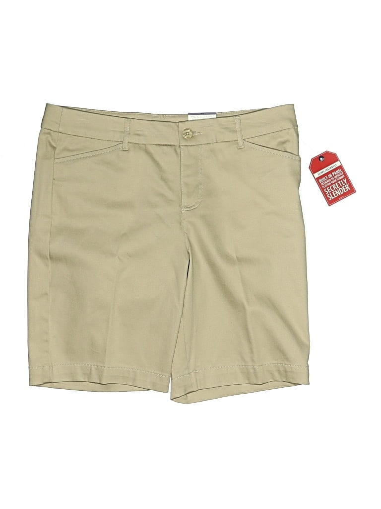 Pre-owned St. John's Bay Khaki Shorts In Tan