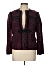 Nanette Lepore Tweed Burgundy Jacket Size L (estimated) - photo 1