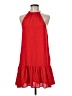 Aqua 100% Polyester Red Casual Dress Size M - photo 1