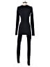 KHY Solid Black Blue Jumpsuit Size S - photo 2