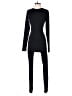 KHY Solid Black Blue Jumpsuit Size S - photo 1