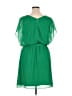 MSK 100% Polyester Solid Green Casual Dress Size 16 - photo 2