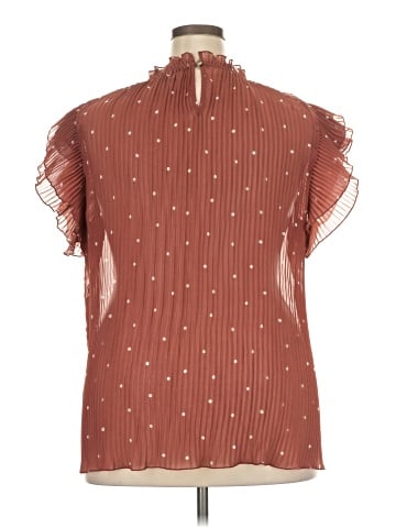 City Chic Short Sleeve Blouse (view 2)