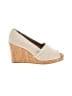 TOMS Ivory Wedges Size 7 1/2 - photo 1