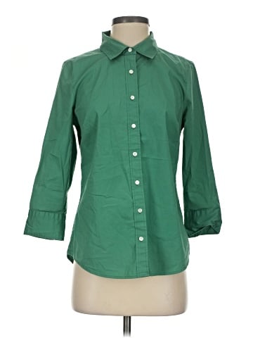 Haberdashery for J.Crew 3/4 Sleeve Button-Down Shirt (view 1)