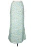 Toby Heart Ginger 100% Polyester Floral Blue Formal Skirt Size M - photo 1