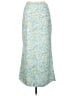 Toby Heart Ginger 100% Polyester Floral Blue Formal Skirt Size M - photo 2
